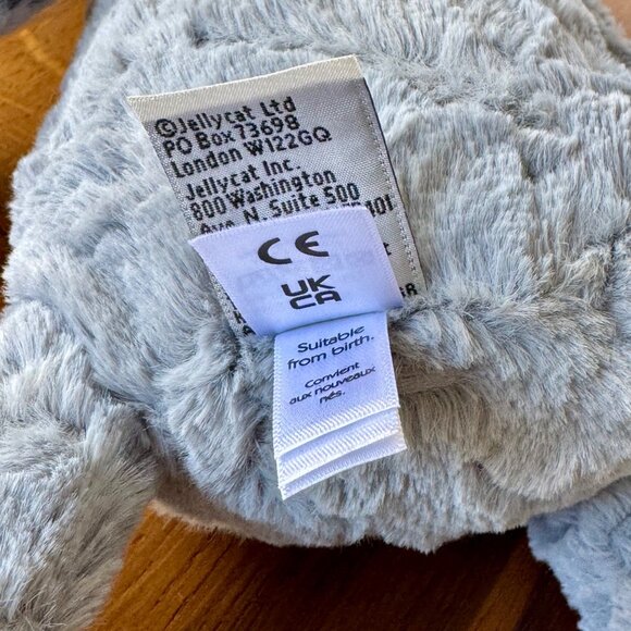 JELLYCAT London Tuffet Cat 12" NEW Soft Plush Stuffed Animal Toy Retired NWT - Picture 7 of 8